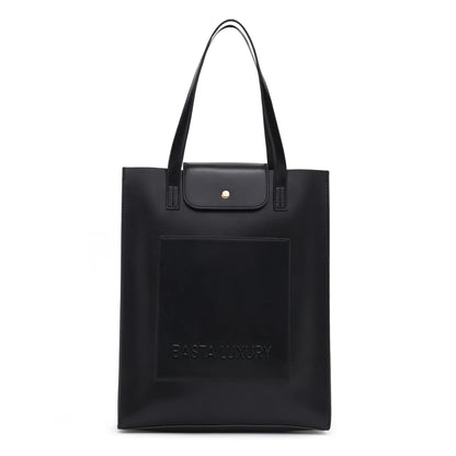 The Boulevard Tote - Ebony Black