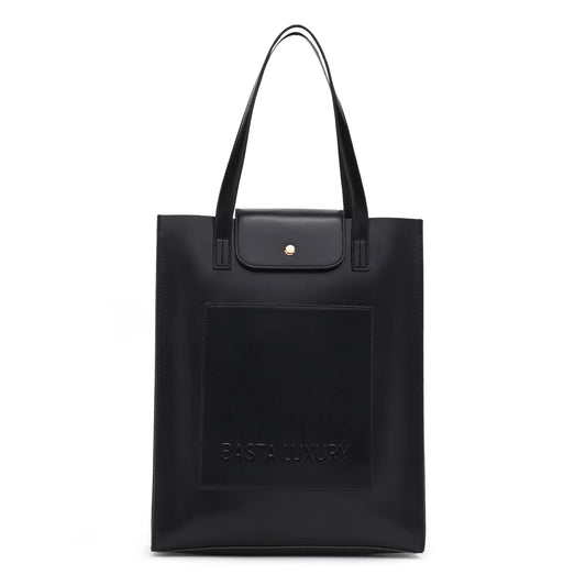 The Boulevard Tote - Ebony Black
