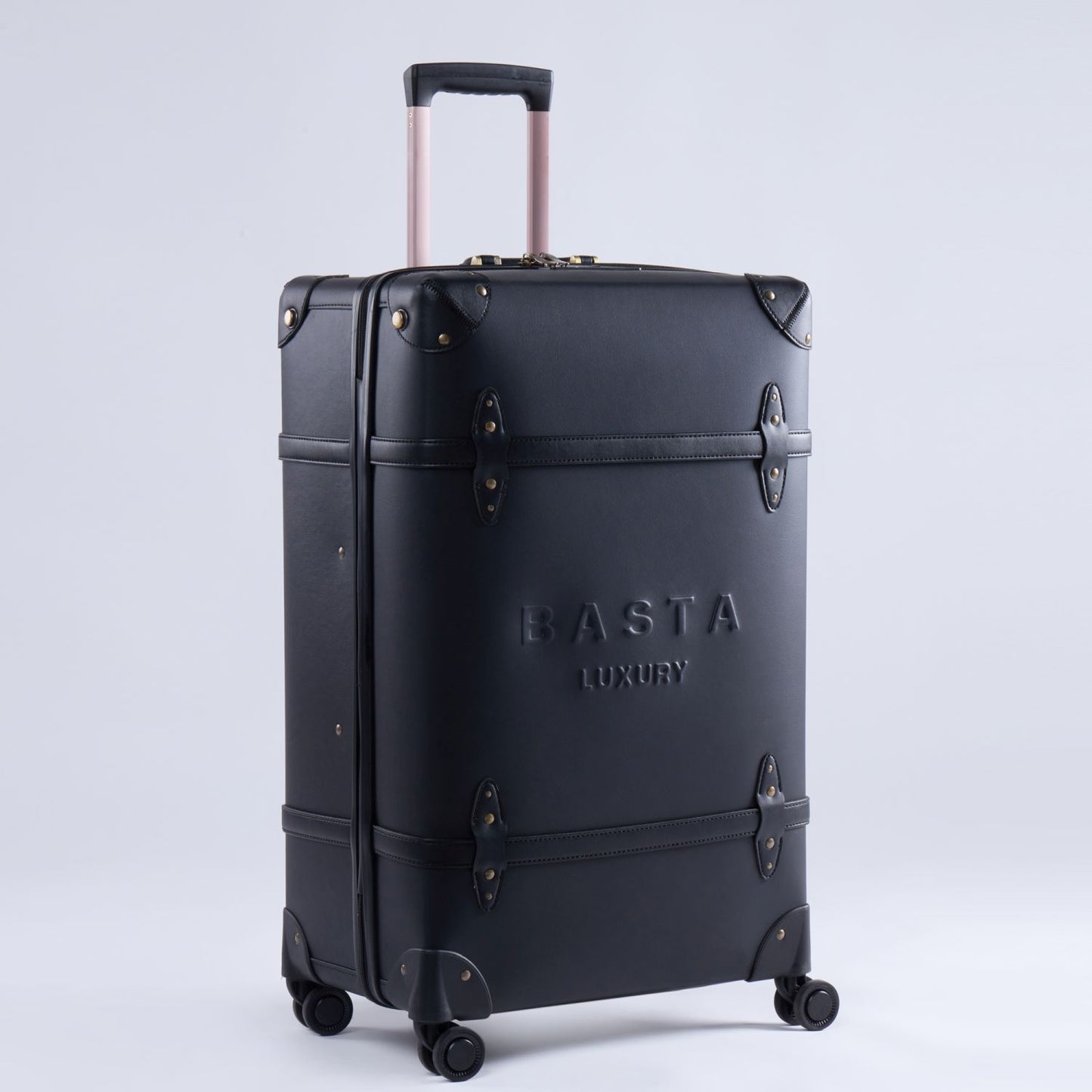 Luxury Black Ebony Triad: 20", 24" & 27" Bags